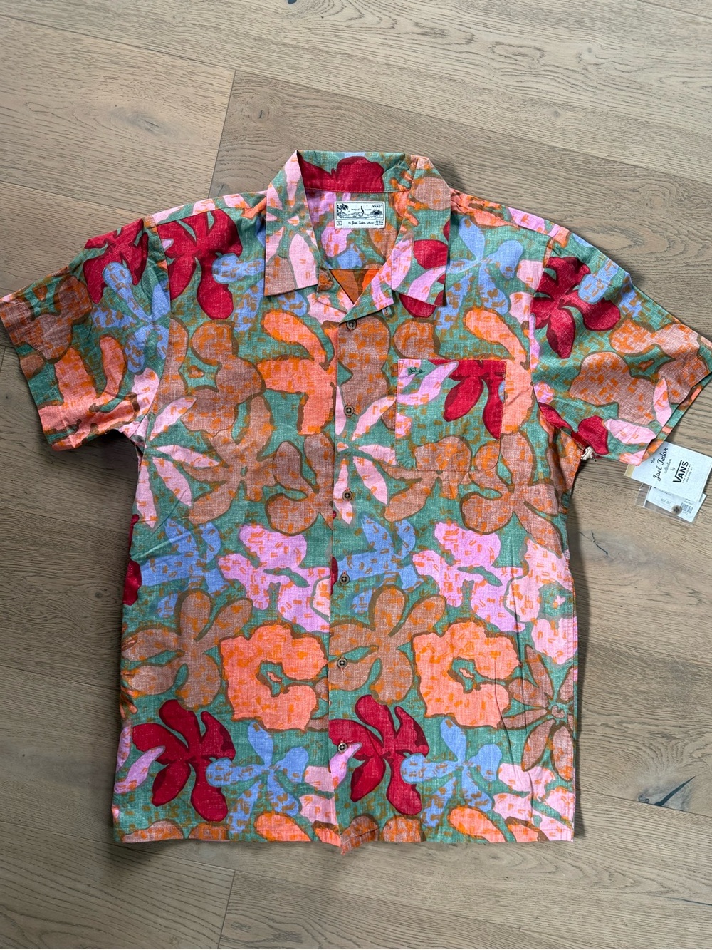 Vans x Joel Tudor Floral Camp Shirt NWT Men’s Large